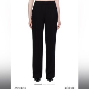 NWT Anine Bing Soto Pant, Size M, Color Black